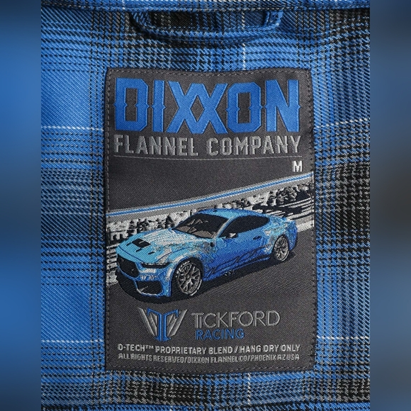Dixxon TICKFORD RACING Flannel. Men’s Medium & Large Available. NWT ⭐VERY RARE‼️ - Picture 3 of 8